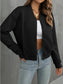Zip Up Long Sleeve Jacket nicholesgifts
