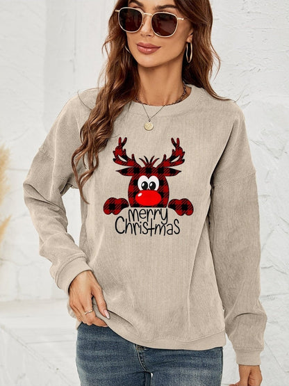 MERRY CHRISTMAS Graphic Sweatshirt nicholesgifts