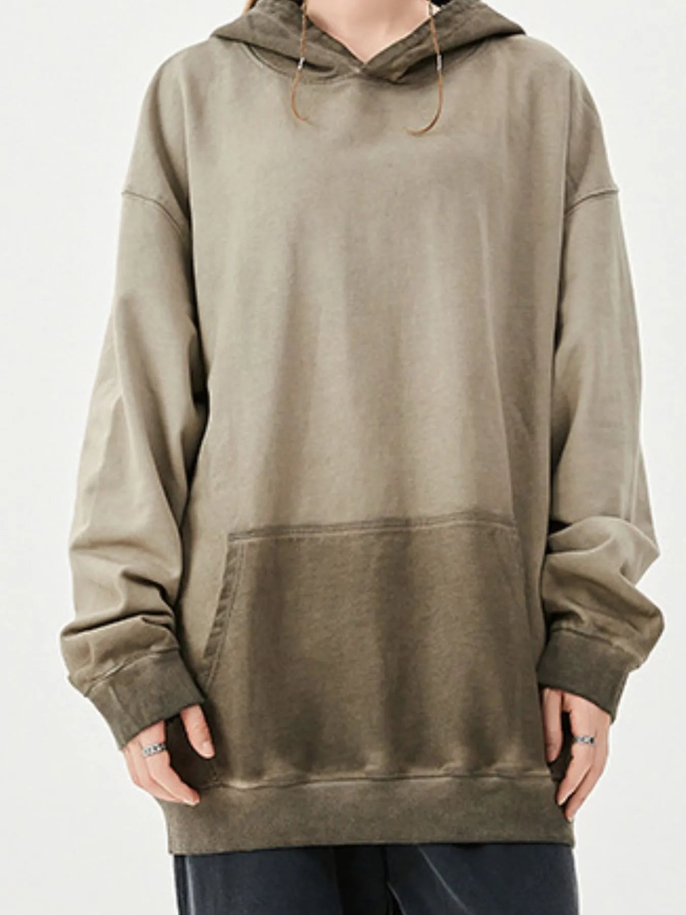 Men's Drop Shoulder Long Sleeve Hoodie NicholesGifts