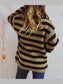 Striped Round Neck Long Sleeve Sweater nicholesgifts