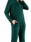 Collared Neck Long Sleeve Loungewear Set with Pockets nicholesgifts