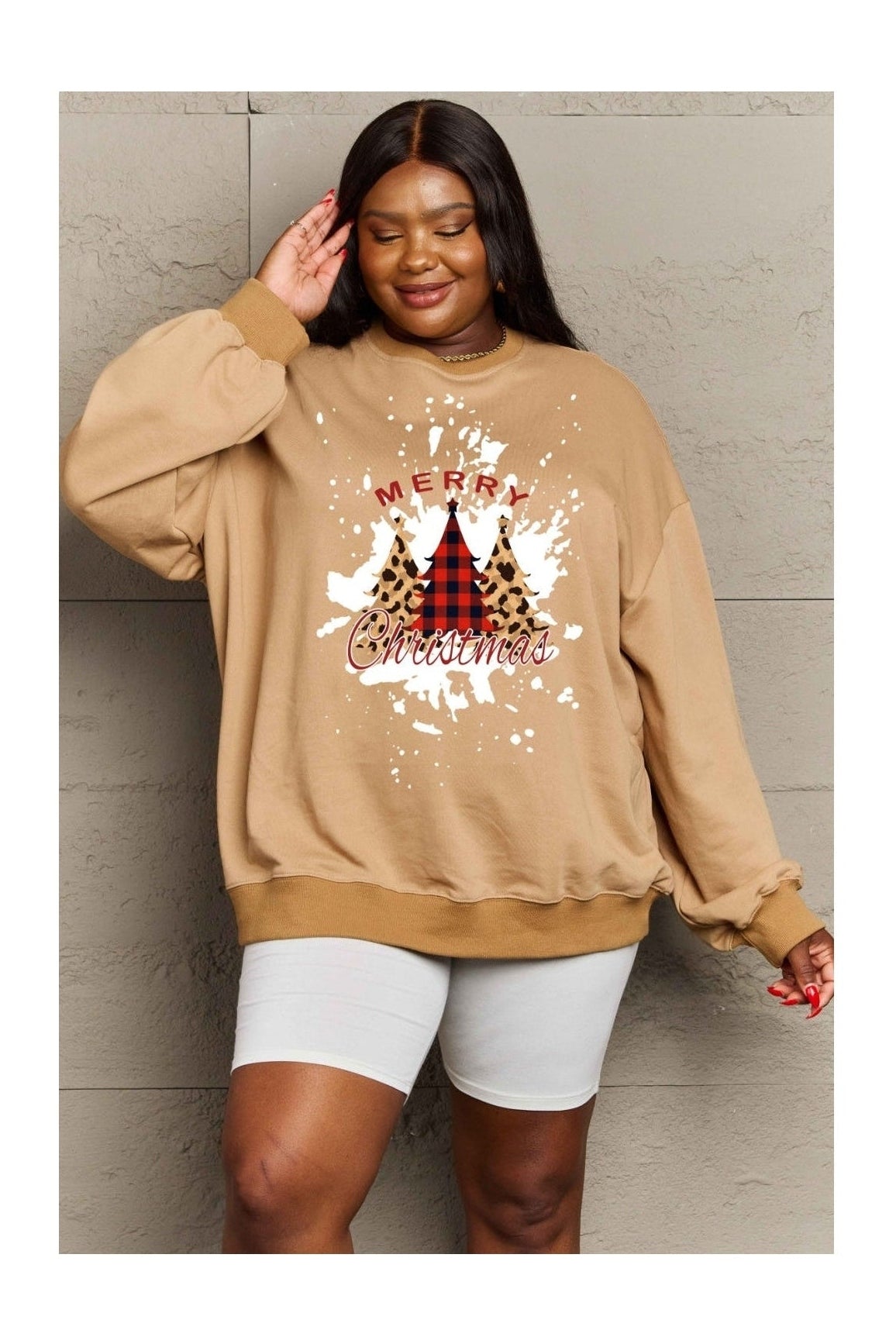 Simply Love Full Size MERRY CHRISTMAS Graphic Sweatshirt nicholesgifts