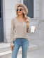 Lace Detail V-Neck Long Sleeve T-Shirt nicholesgifts