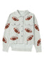 Football Sequin Button Up Dropped Shoulder Jacket nicholesgifts