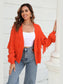 Angel Wings Fringe Trim Open Front Cardigan nicholesgifts