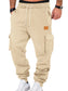 Men's Full Size Drawstring Cargo Jogger Pants Plus Size nicholesgifts