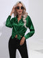 Collared Neck Buttoned Long Sleeve Shirt nicholesgifts