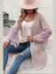 Fringe Sleeve Dropped Shoulder Cardigan nicholesgifts