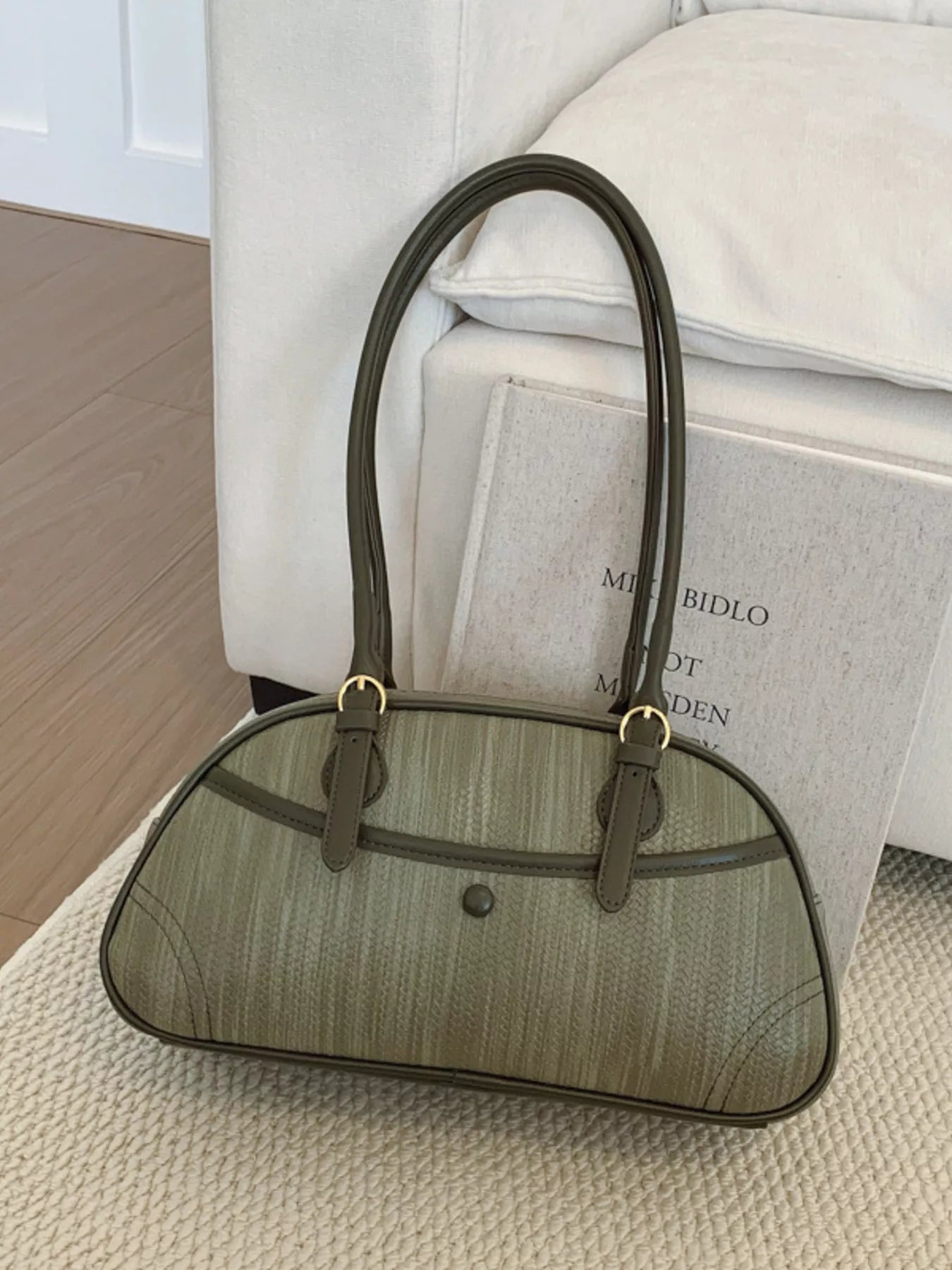 Vintage Buckle Shoulder Bag nicholesgifts