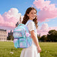 Girls Backpack,School Bag for Kids,Primary,Elementary,Teen Ages 6-15 Girls Bookbag,Students Kawaii Backpack Blue Mermaid
