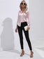 Collared Neck Buttoned Long Sleeve Shirt nicholesgifts