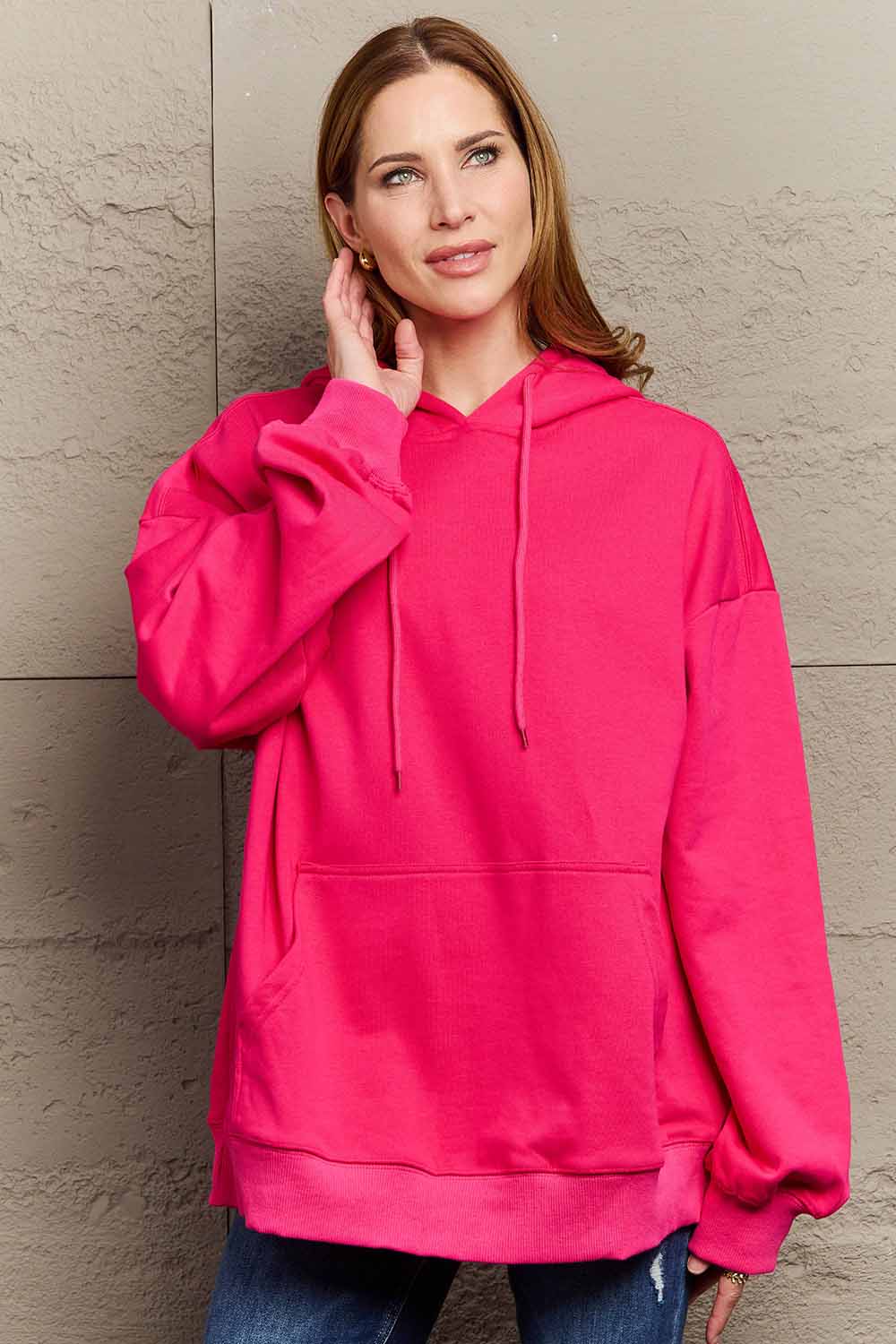 Simply Love Simply Love Full Size TX 1882 Graphic Hoodie Trendsi