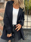 Full Size Texture Knit Longline Coat Plus Size nicholesgifts