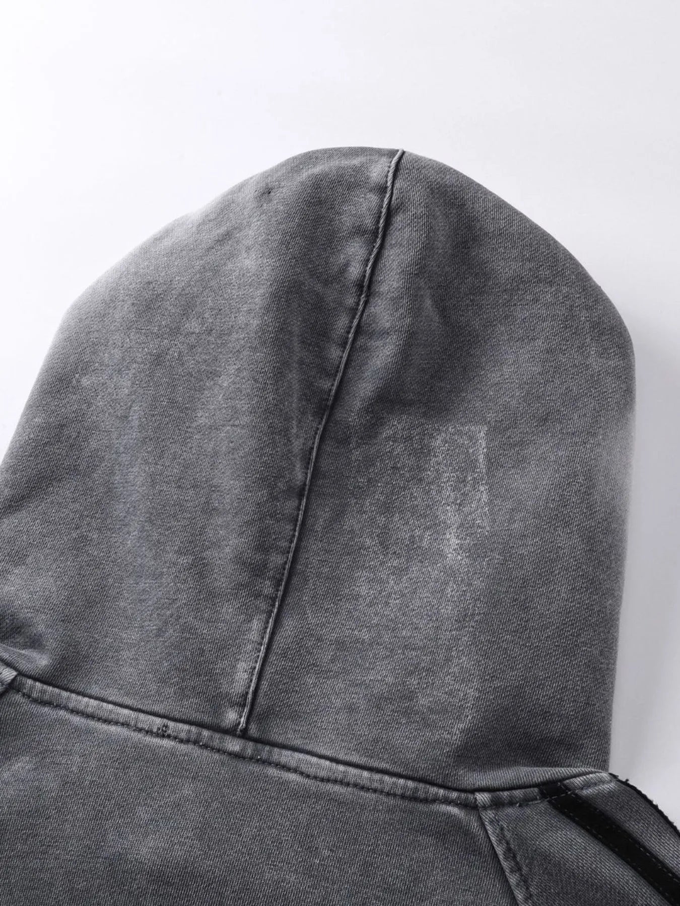 Men's Washed Graphic Striped Sleeve Hoodie NicholesGifts