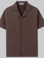 Men's Plus Size Button Down Short Sleeve Shirt nicholesgifts