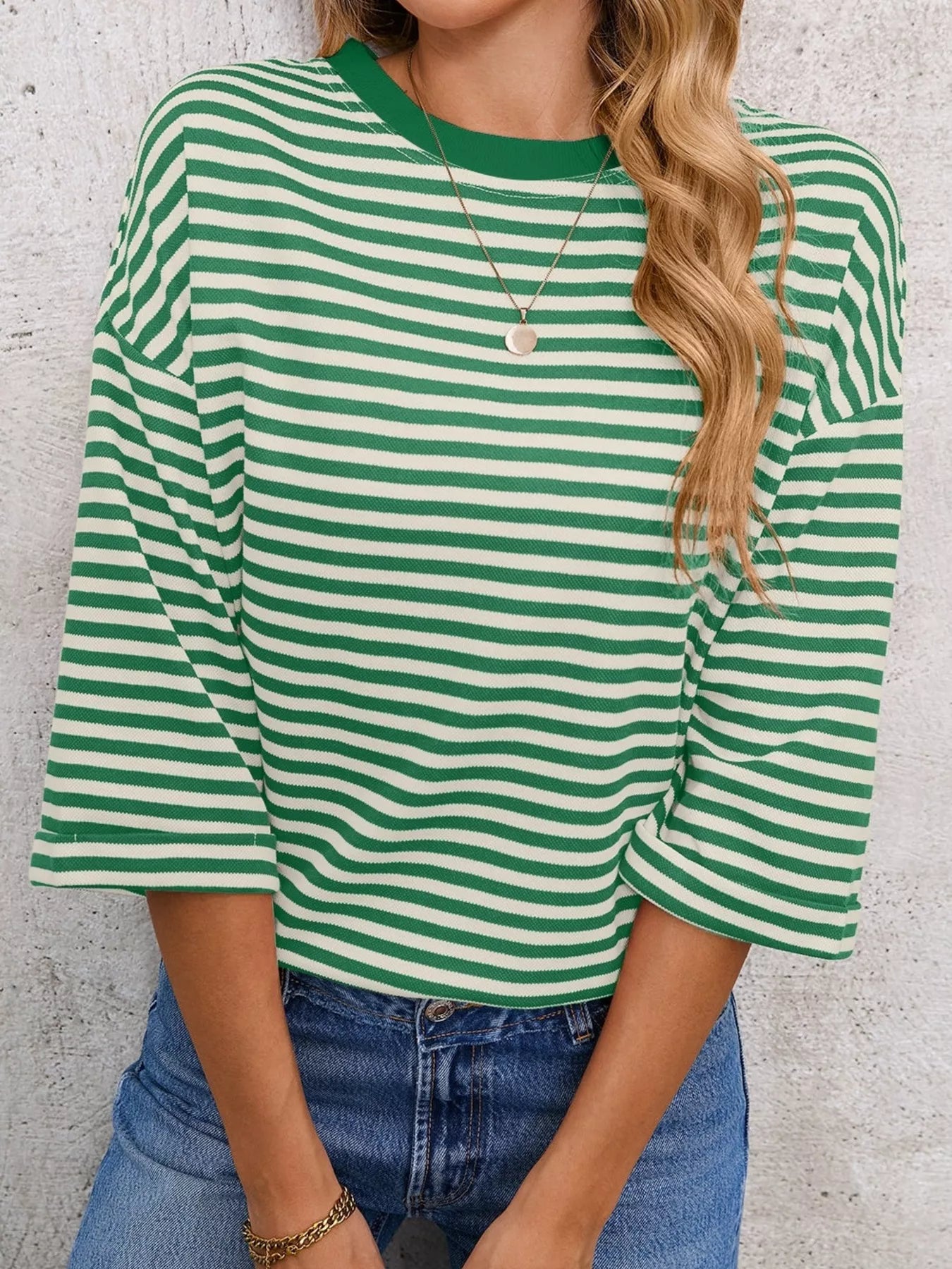 Striped Back Bow Tie T-Shirt nicholesgifts