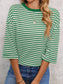Striped Back Bow Tie T-Shirt nicholesgifts