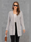 Angel Wings Pocketed Open Front Long Sleeve Cardigan nicholesgifts