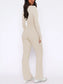 V-Neck Long Sleeve Top and Pants Set nicholesgifts