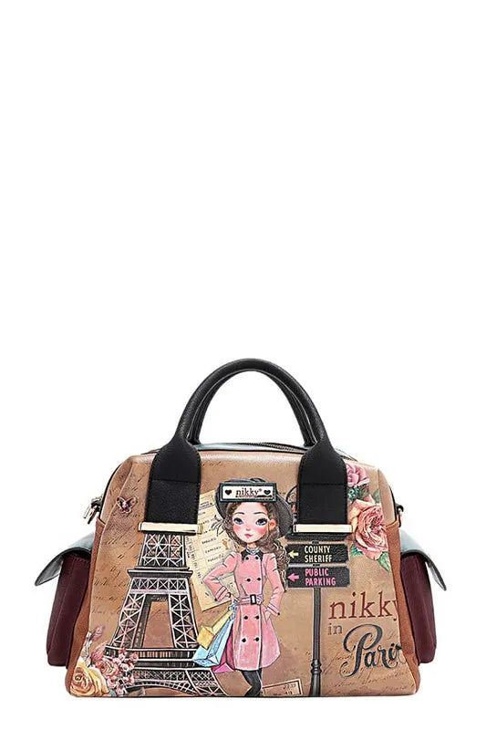 Nicole Lee USA Eco-Leather Boston Bag Trendsi