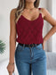 Openwork Scoop Neck Knit Vest nicholesgifts