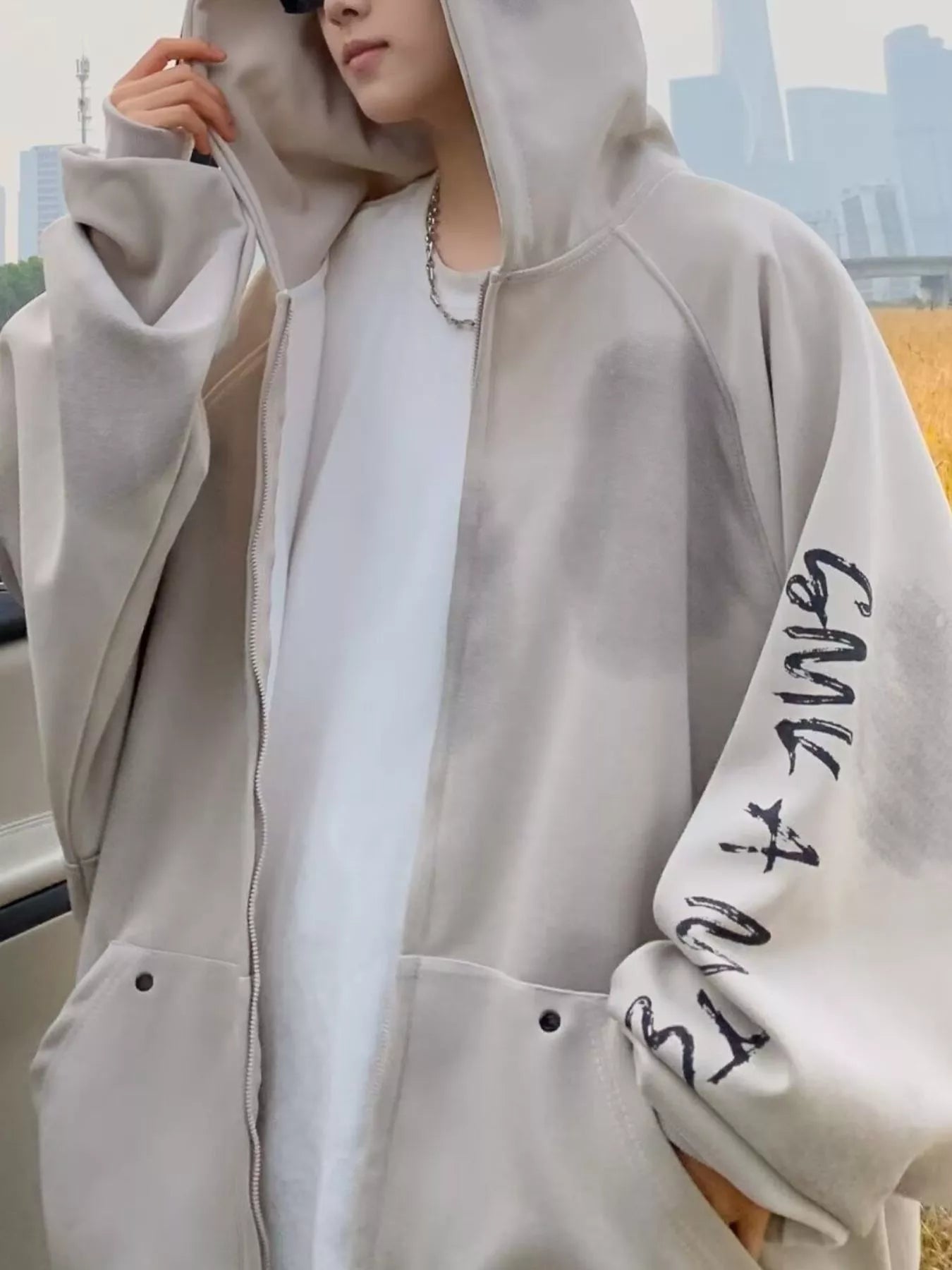 Men's Plus Size Zip Up Loose Fit Hoodie NicholesGifts