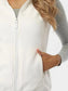 Zip Up Turtleneck Vest with Pockets nicholesgifts