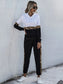 Perfee Contrast Long Sleeve Hooded Top and Joggers Set nicholesgifts