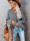 Women Button Detail Long Sleeve Knit Top nicholesgifts