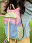 Lightweight Color Block Backpack Bag nicholesgifts