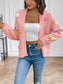 Floral Long Sleeve Open Front Cardigan nicholesgifts