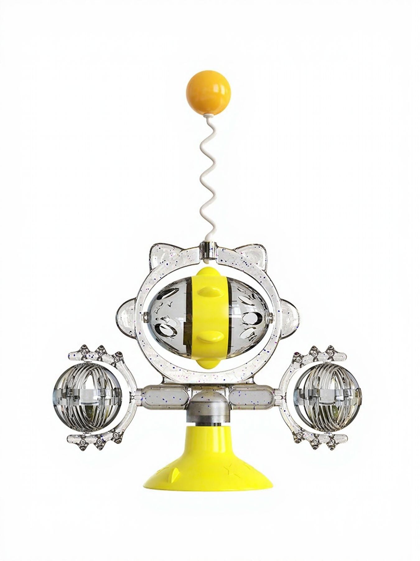 Interactive Rotating Cat Toy Set with Suction Cup nicholesgifts