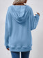 NicholesGifts Women V-Neck Drop Shoulder Long Sleeve Hoodie nicholesgifts
