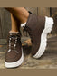 Plush Lining Lace Up Boots nicholesgifts