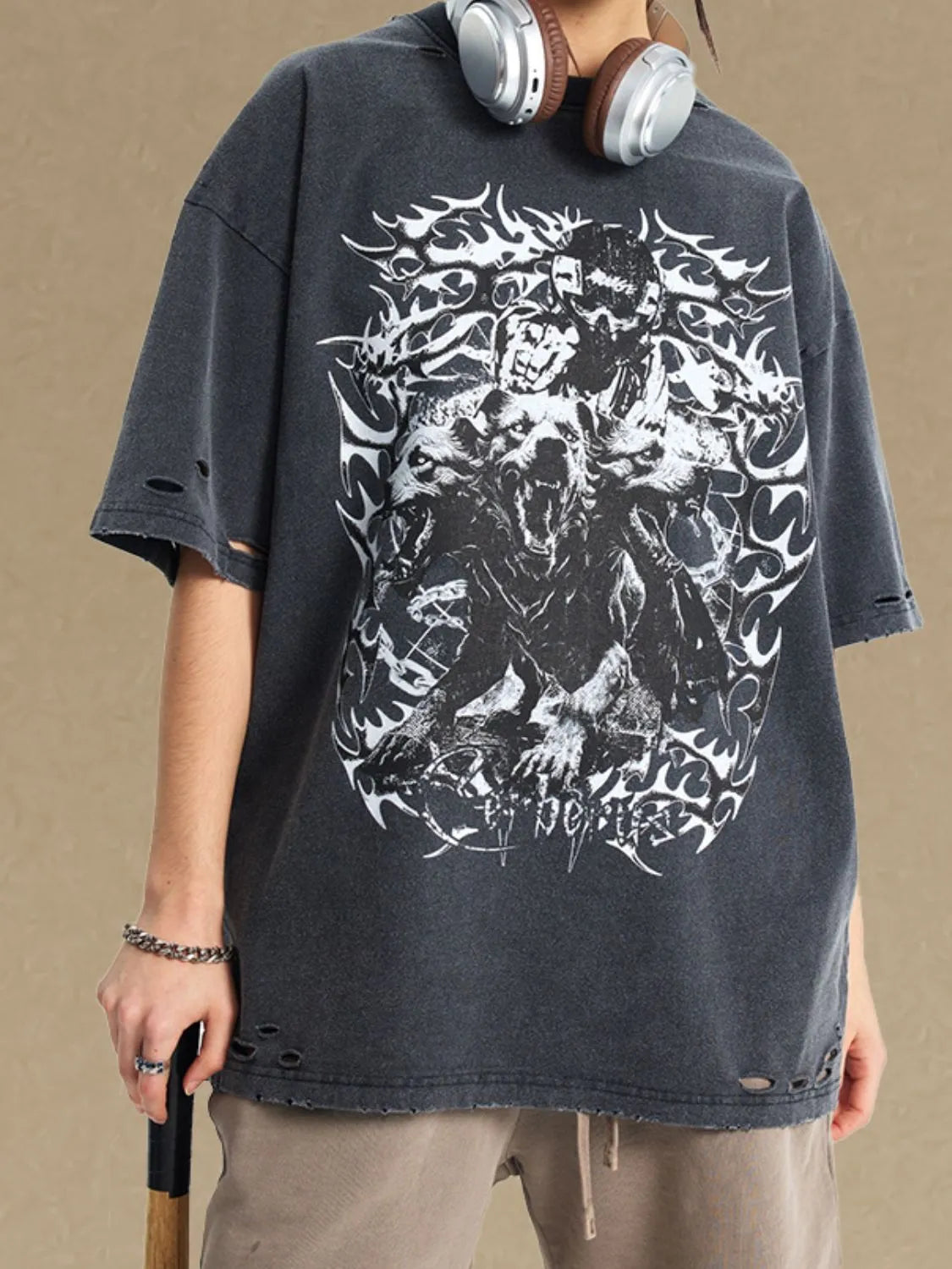 Men's Graphic Round Neck Half Sleeve T-Shirt NicholesGifts