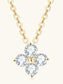 Moissanite Four Leaf Clover Pendant Necklace nicholesgifts