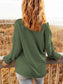 Women Button Detail Long Sleeve Knit Top nicholesgifts