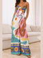 Printed Wide Leg Cami Jumpsuit nicholesgifts