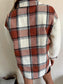 Fuzzy Button Up Long Sleeve Jacket nicholesgifts