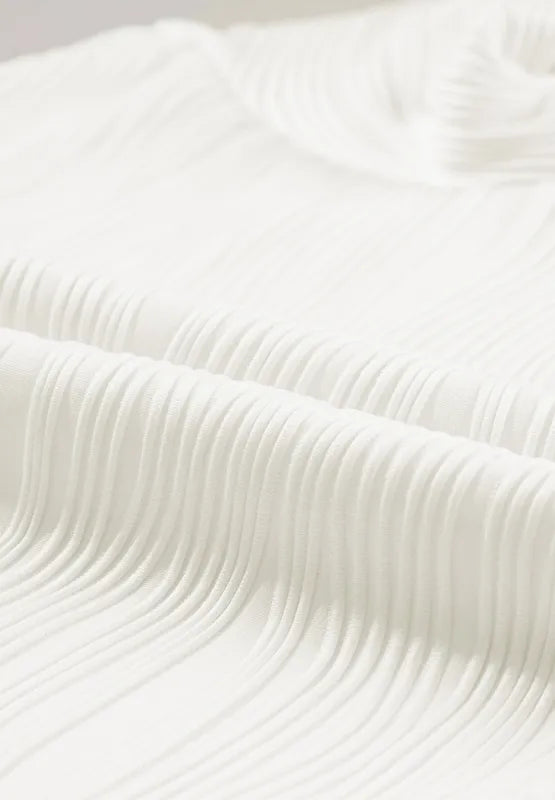 Texture Round Neck Long Sleeve Sweatshirt Trendsi