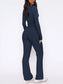 V-Neck Long Sleeve Top and Pants Set nicholesgifts