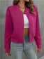 Zip Up Long Sleeve Jacket nicholesgifts
