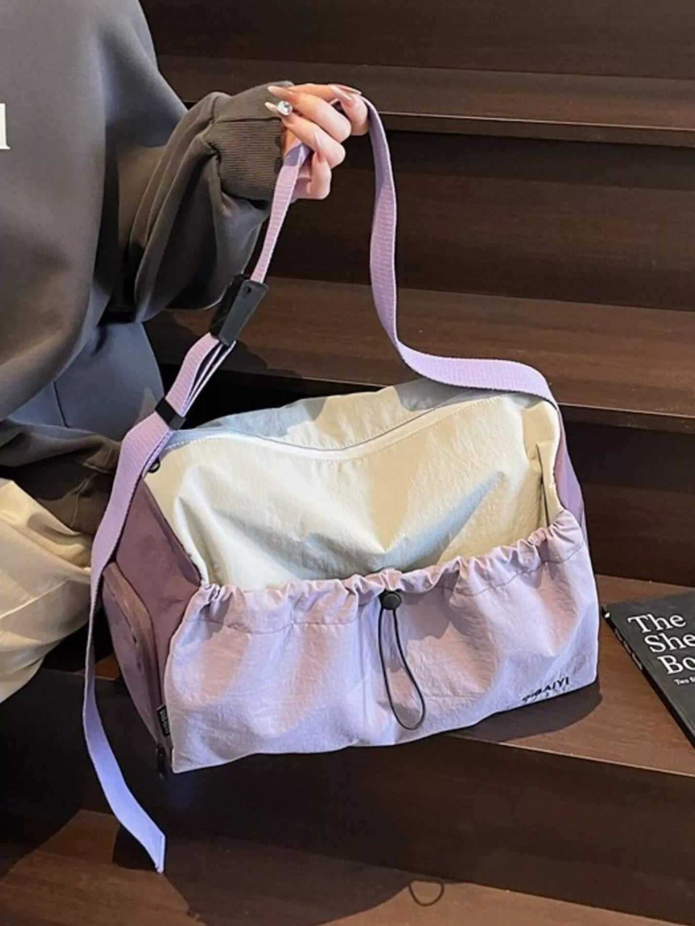 Lightweight Drawstring Closure Travel Bag nicholesgifts