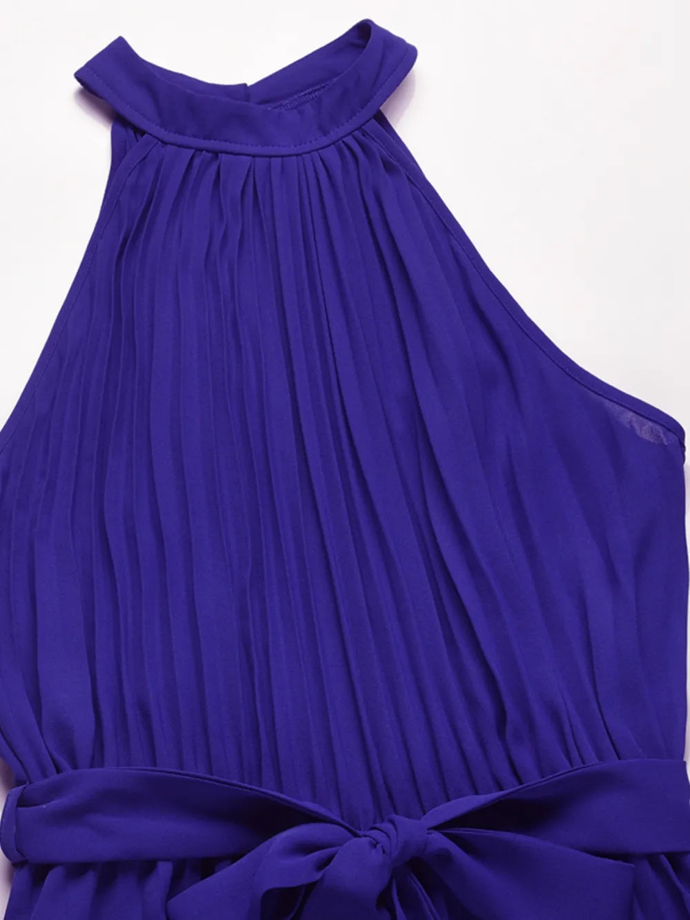 Cutout Tied Pleated Sleeveless Jumpsuit nicholesgifts