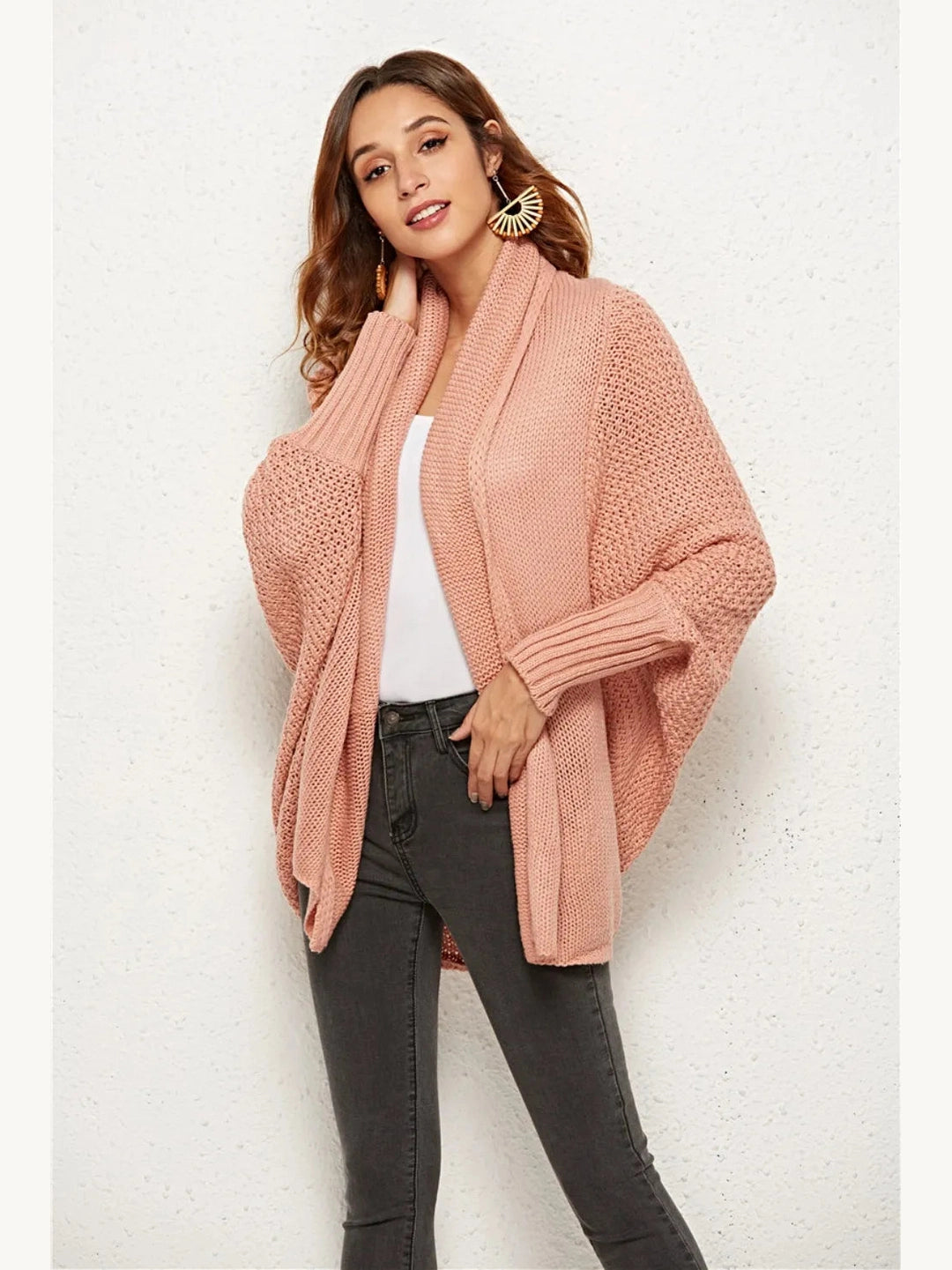 Women Angel Wings Open Front Batwing Sleeve Cardigan nicholesgifts