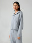 Millennia Zip Up Dropped Shouder Active Hooded nicholesgifts