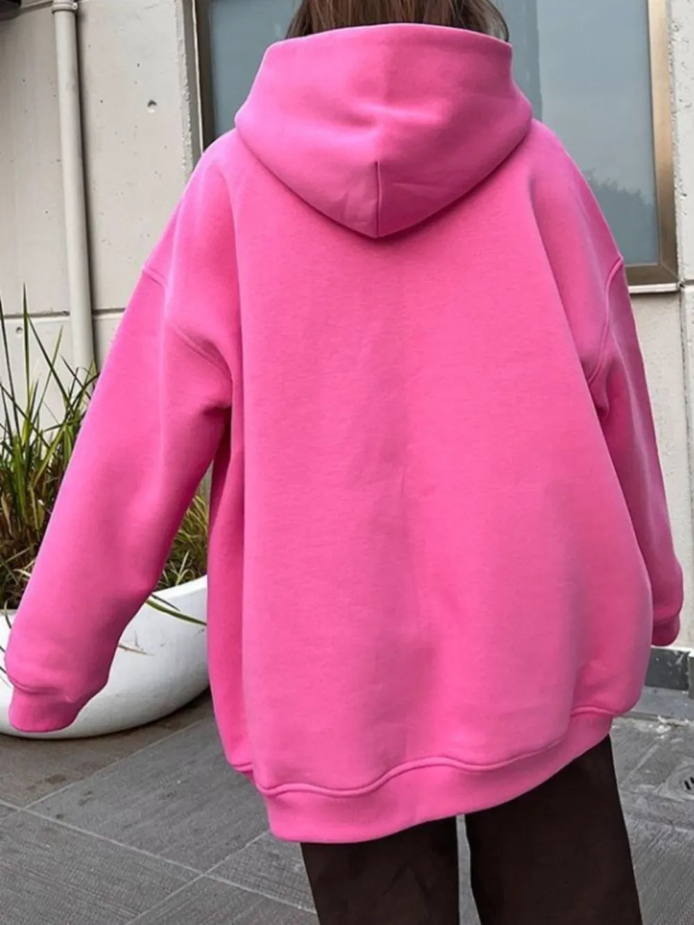 Pocketed Dropped Shoulder Long Sleeve Hoodie nicholesgifts