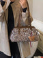 Leopard Adjustable Strap Shoulder Bag nicholesgifts