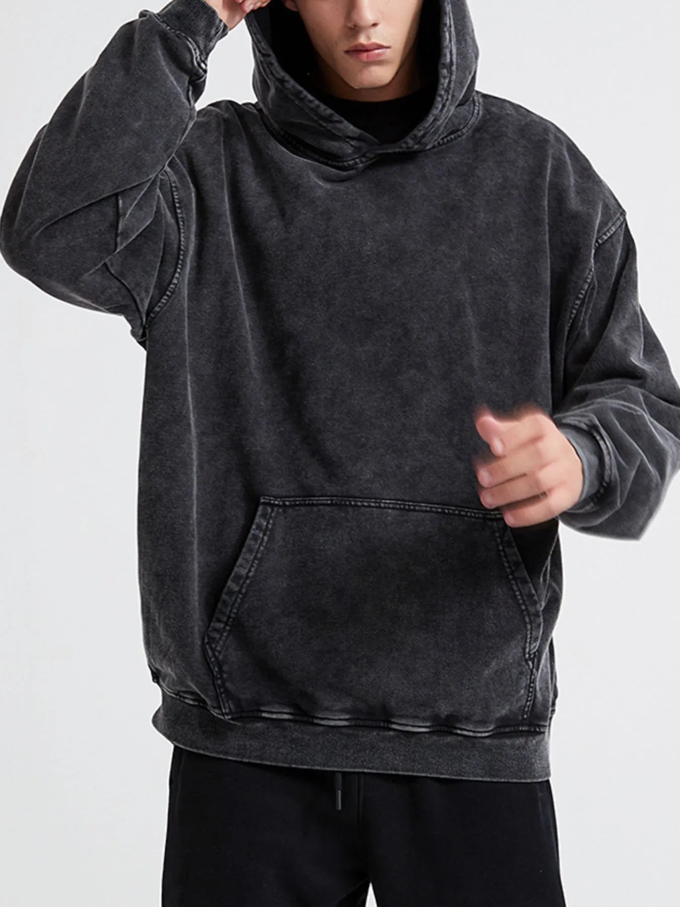 Men's Kangaroo Pocket Long Sleeve Hoodie NicholesGifts