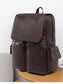 Leather Flapover Backpack Bag nicholesgifts
